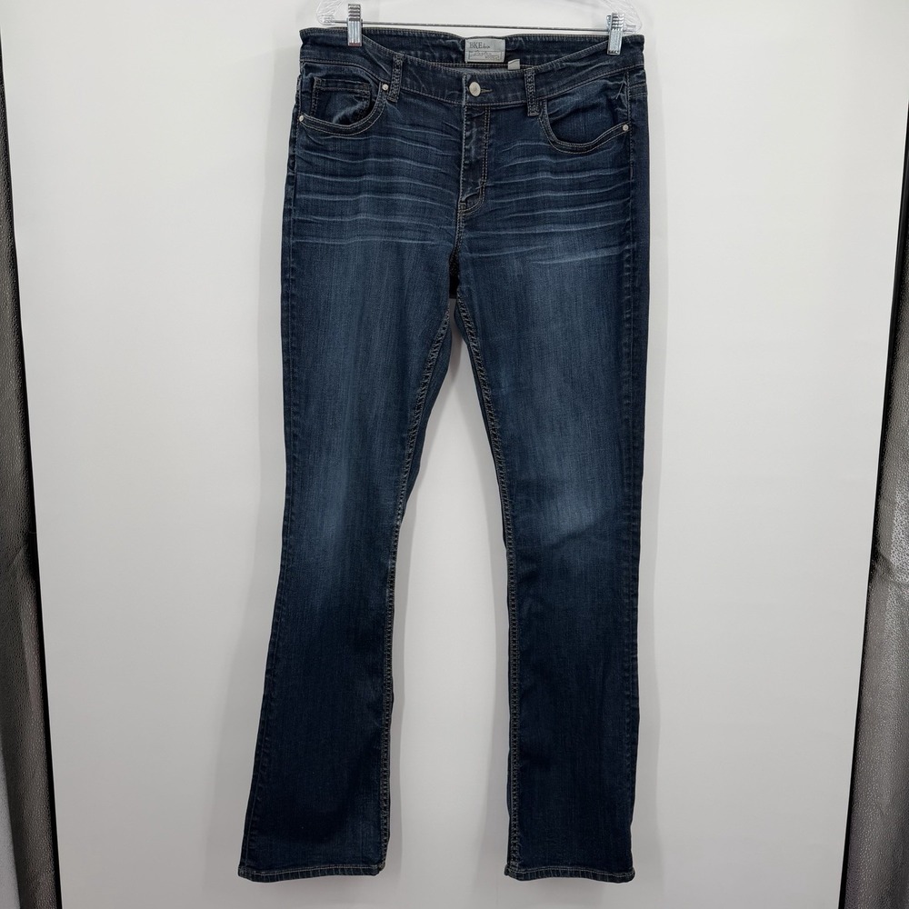Buckle BKE Jeans Womens 33 Long Payton Bootcut Midrise Curvy Thick Stitch